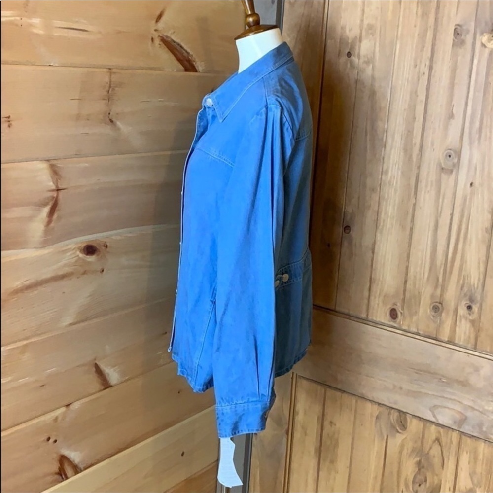 Pendleton chambray denim shirt Blue Size Large New - Picture 3 of 9